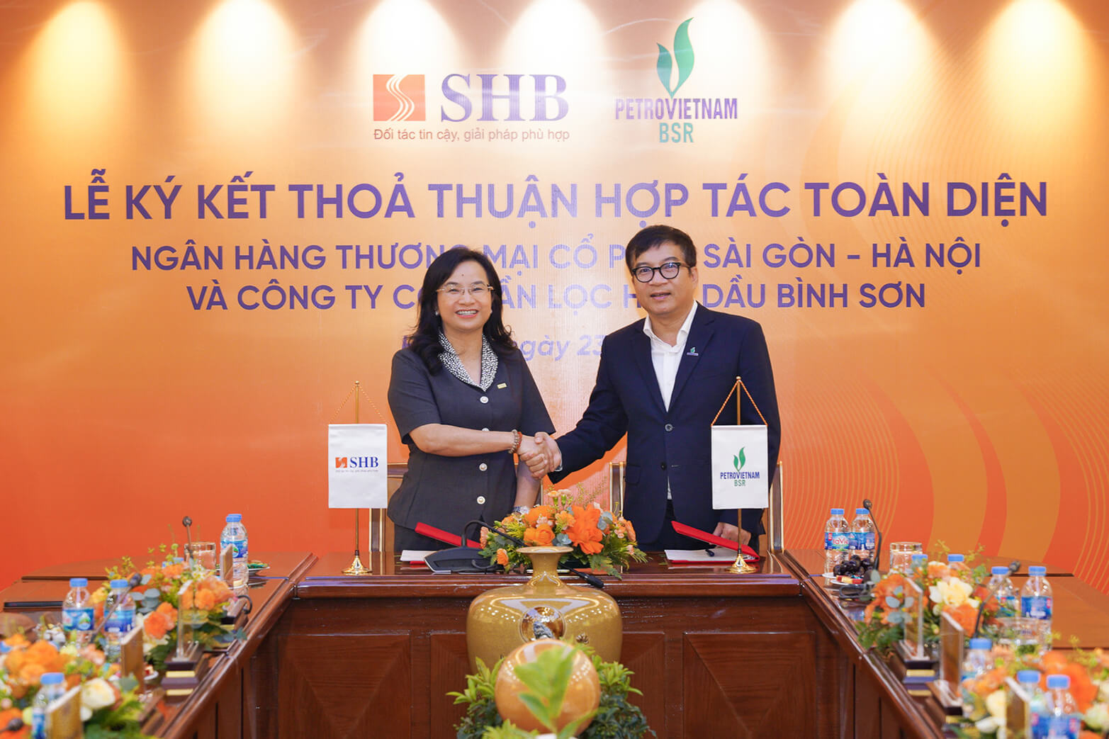 SHB hợp tác toàn diện với CTCP Lọc hóa dầu Bình Sơn