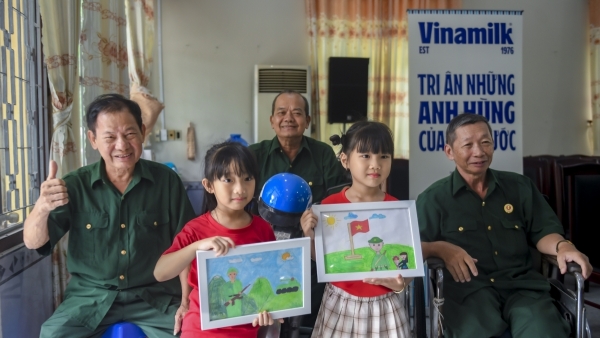 Vinamilk “ Viết tiếp câu chuyện hòa bình” bằng tranh và hành động