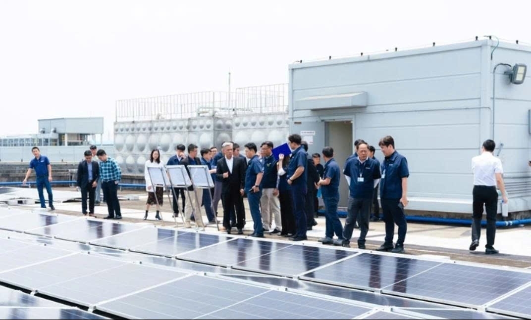 Nhà máy Samsung tại Việt Nam công bố vận hành ổn định điện mặt trời áp mái