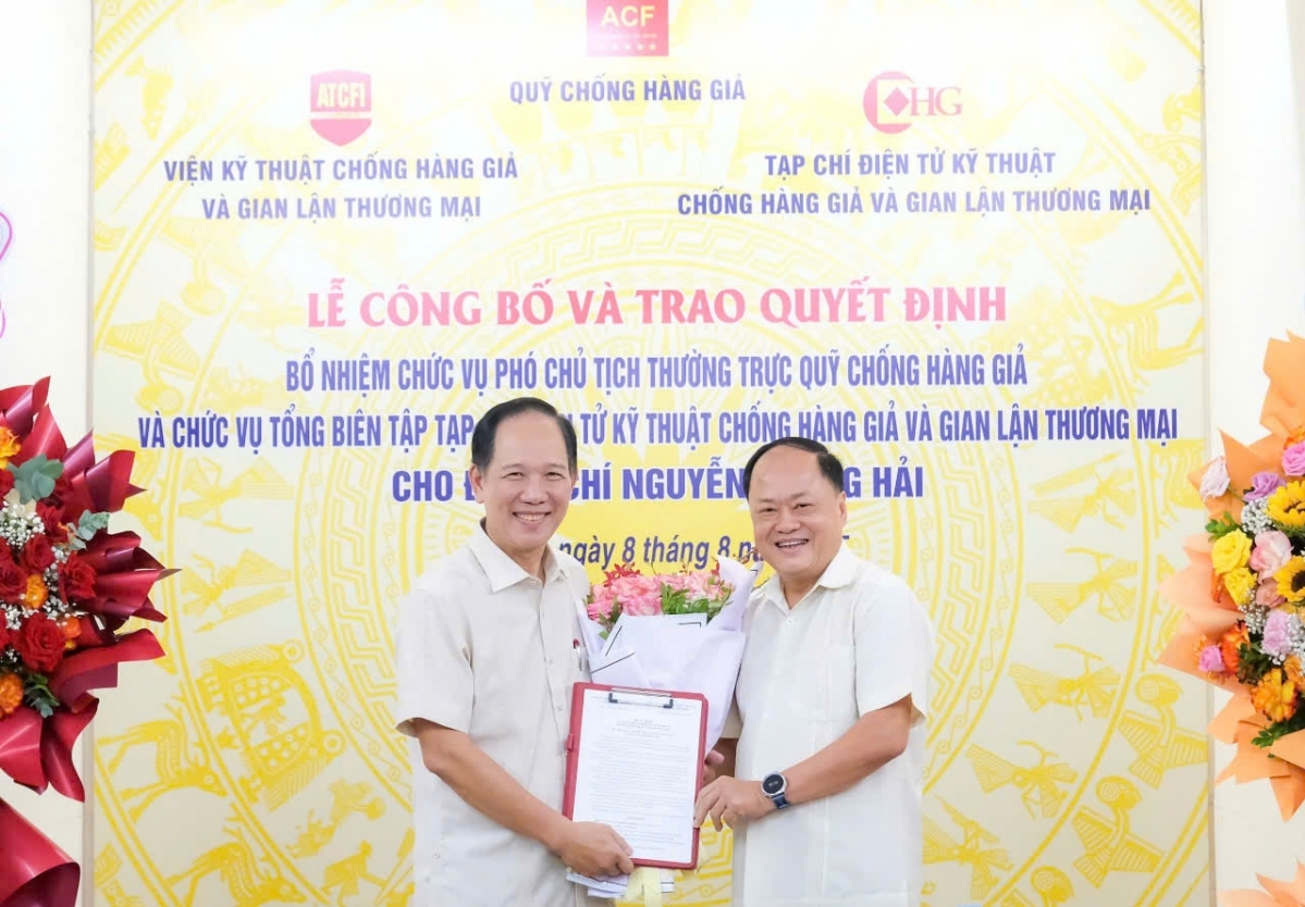 Ông Nguyễn Quang Hải giữ chức Tổng biên tập Tạp chí Điện tử Kỹ thuật Chống hàng giả và Gian lận thương mại