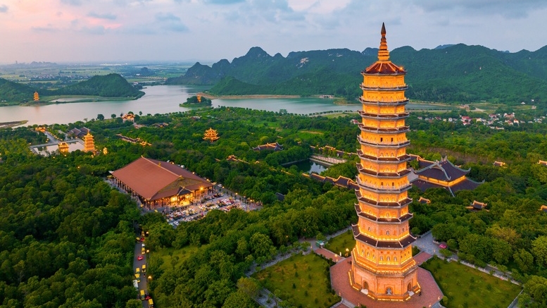 Nền tảng du lịch uy tín hàng đầu thế giới vinh danh Chùa Bái Đính là 