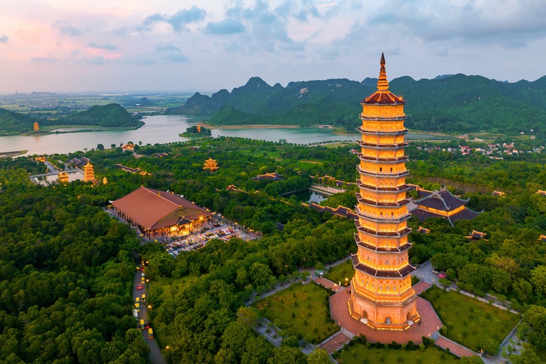 Nền tảng du lịch uy tín hàng đầu thế giới vinh danh Chùa Bái Đính là Điểm đến nổi bật