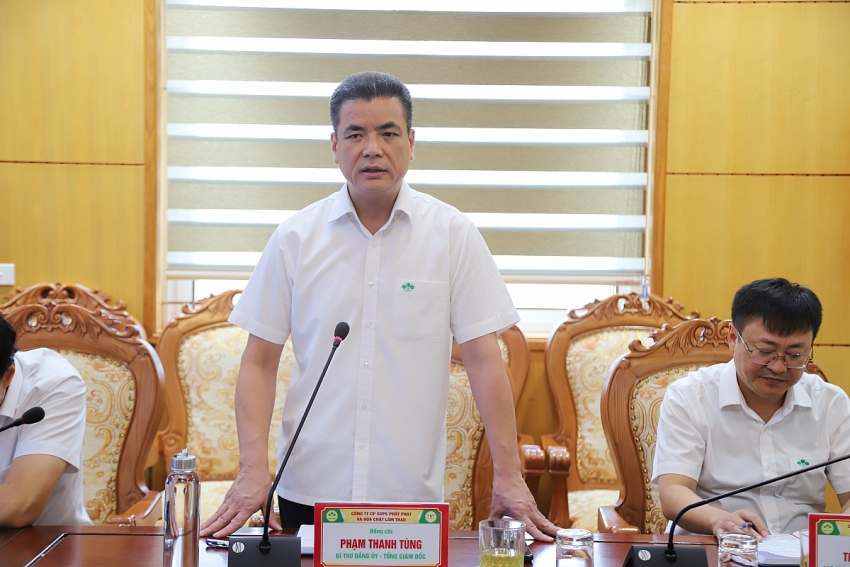 Hội Tự động hóa Việt Nam thăm và làm việc tại Công ty CP Supe Phốt phát và Hóa chất Lâm Thao