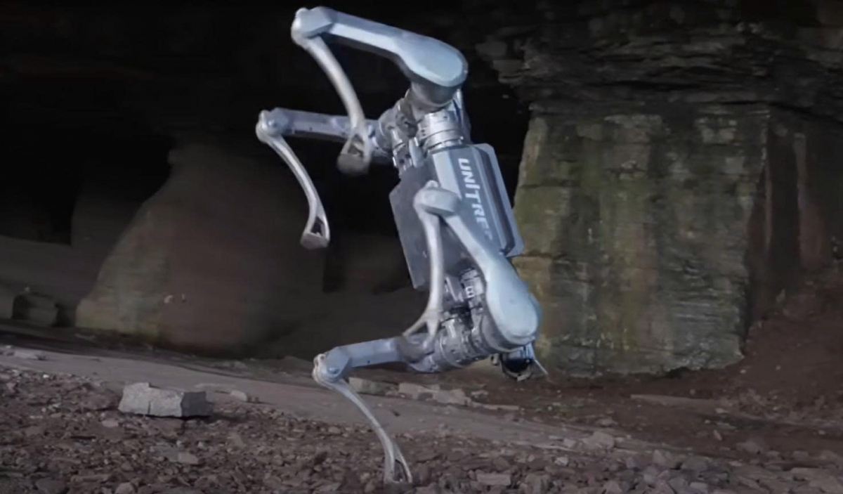 Robot bốn chân siêu cơ động: Chạy, leo, nhảy và phá kính