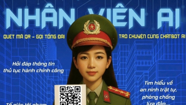 Công an Hà Nội ra mắt 4 sản phẩm số: AI làm "tổng đài viên" phục vụ người dân