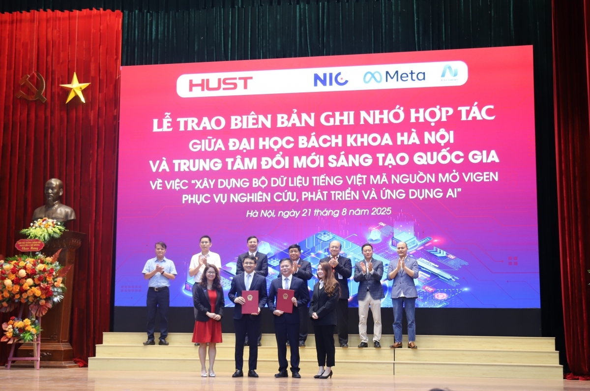 Đại học Bách khoa Hà Nội và NIC ký kết Biên bản ghi nhớ hợp tác thực hiện dự án ViGen