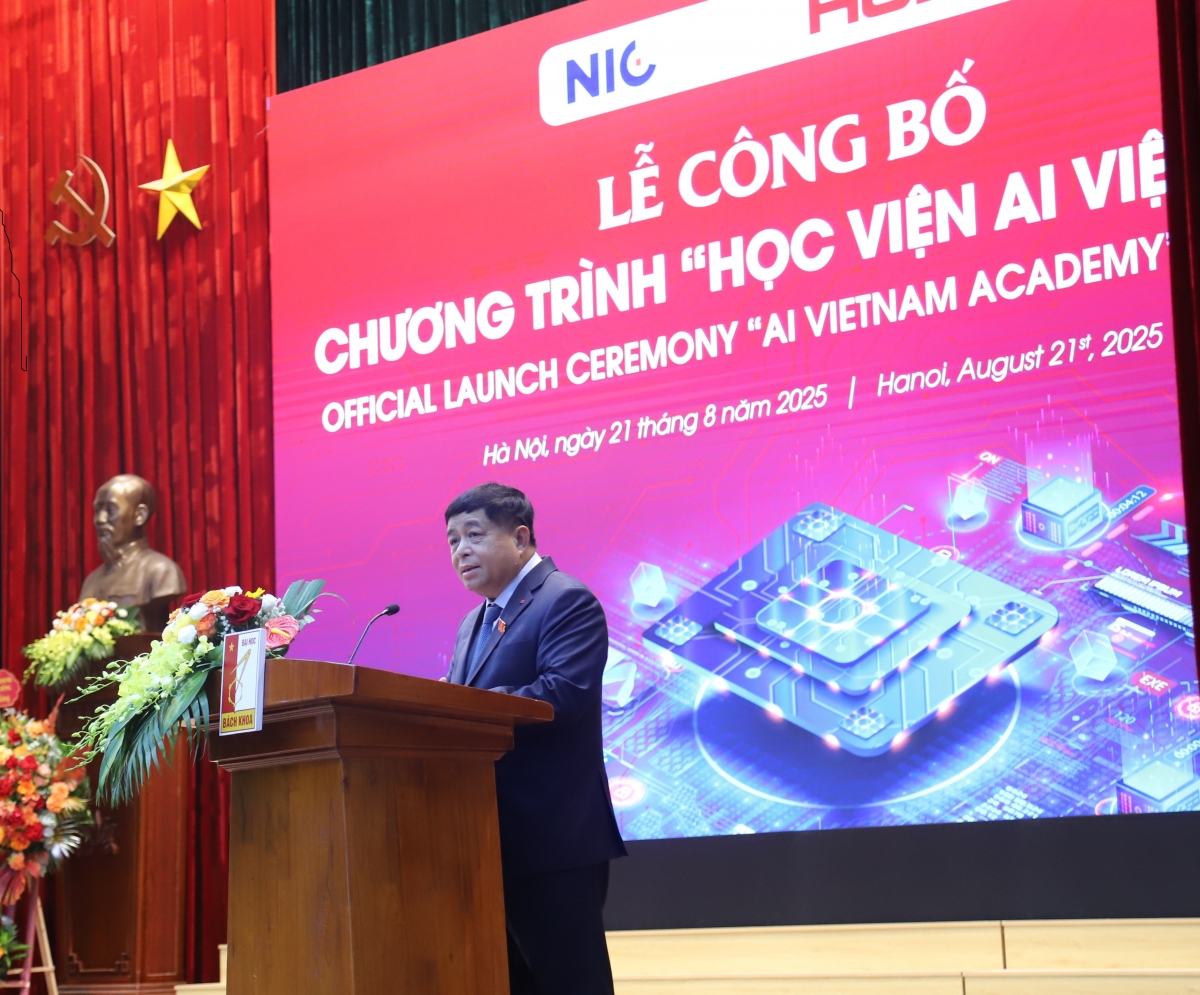 Xây dựng “Học viện AI Việt Nam” để đào tạo nguồn nhân lực công nghệ cao góp phần phát triển tương lai số