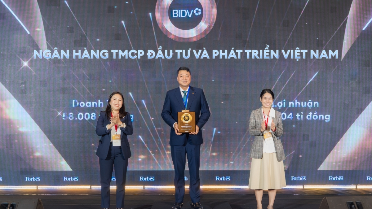 BIDV được vinh danh “Top 50 công ty niêm yết tốt nhất Việt Nam”