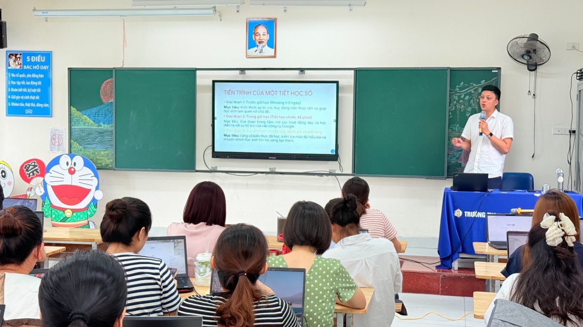 Lớp học số tinh hoa – Hướng đi chiến lược của THCS Thành Công trong chuyển đổi số giáo dục