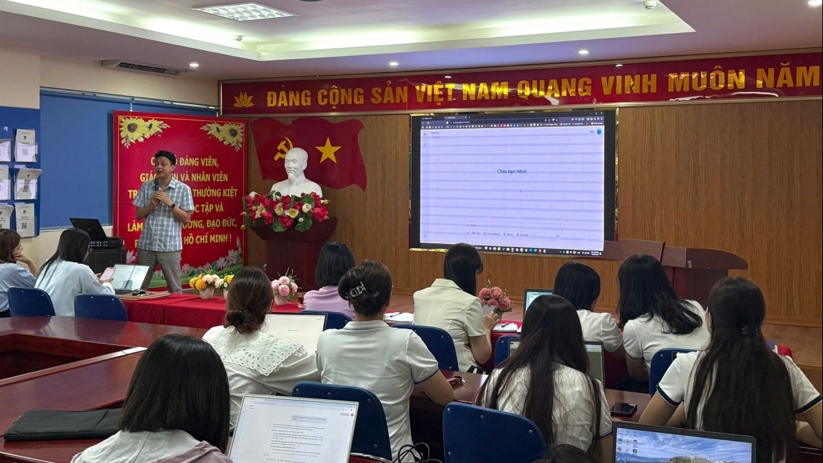 Giáo dục Thủ đô tiên phong ứng dụng AI: Mô hình mới từ phường Bồ Đề (Hà Nội) trong công cuộc chuyển đổi số