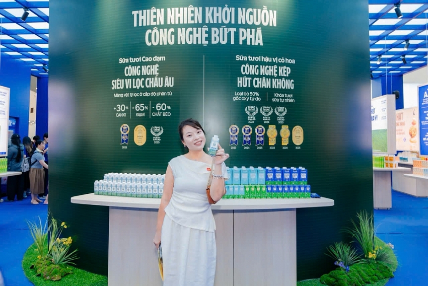Vinamilk tạo điểm nhấn tại triển lãm thành tựu đất nước 80 năm Vinamilk tạo điểm nhấn tại triển lãm thành tựu đất nước 80 năm