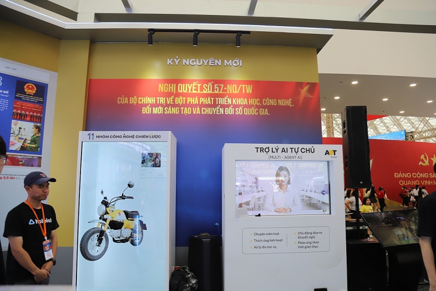 Gian hàng Bộ KHCN tại Triển lãm Thành tựu đất nước: Trình làng loạt công nghệ Make in Vietnam vươn tầm thế giới Gian hàng Bộ KHCN tại Triển lãm Thành tựu đất nước: Trình làng loạt công nghệ Make in Vietnam vươn tầm thế giới