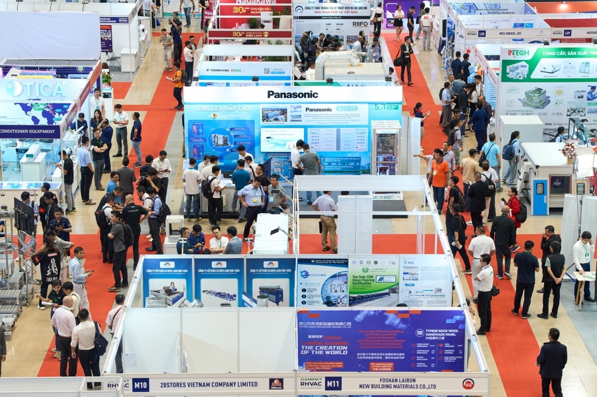 Chuỗi triển lãm quốc tế 2025 về công nghiệp, RHVAC, phòng sạch và phụ trợ nhà máy công nghệ cao sẽ diễn ra tại Hà Nội