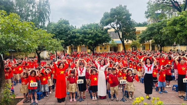 Trường Tiểu học Quang Trung đón năm học mới, mỗi ngày đi học là một ngày vui