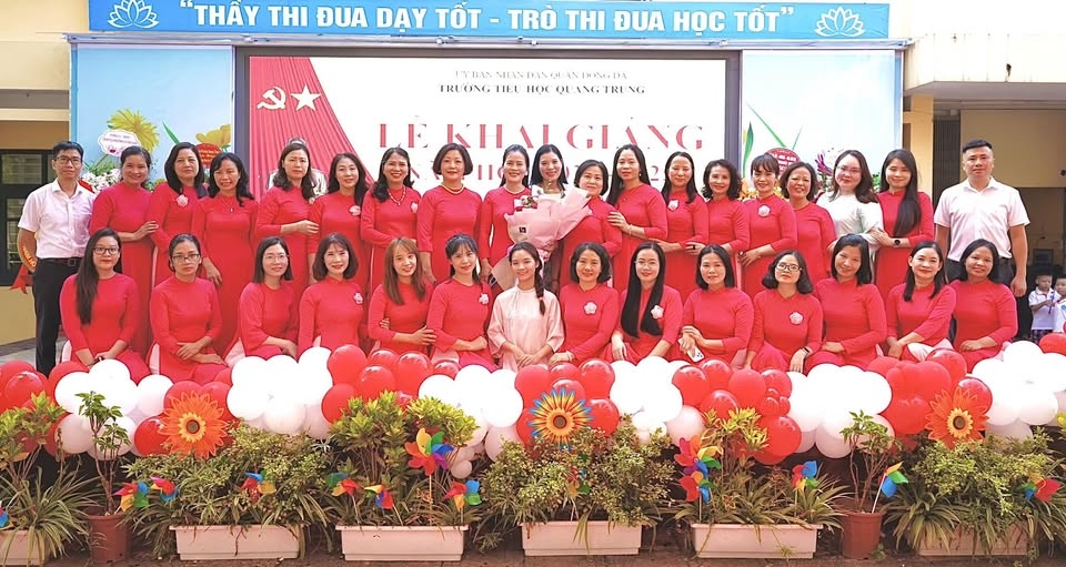 Trường Tiểu học Quang Trung đón năm học mới, mỗi ngày đi học là một ngày vui