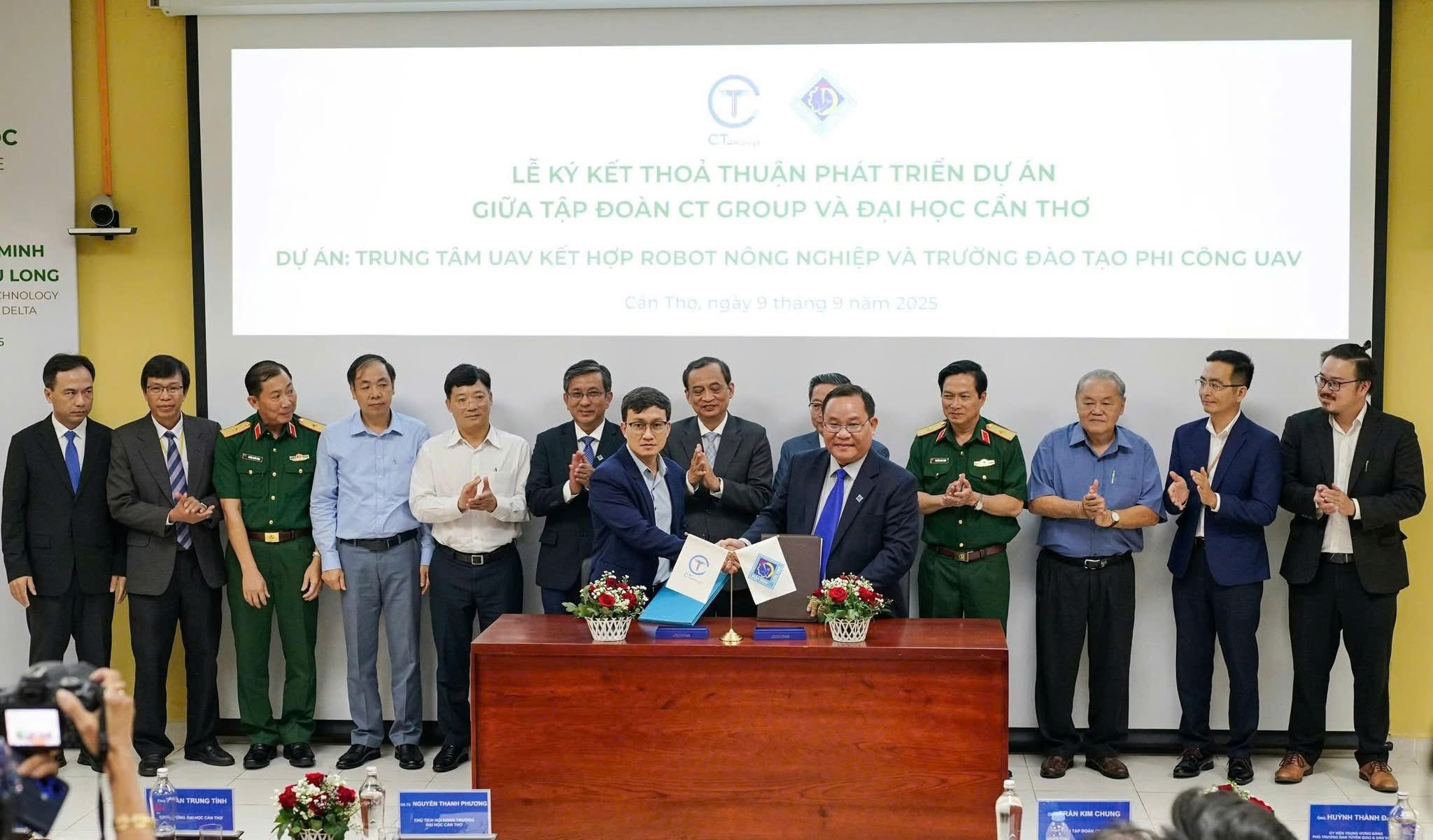 CT Group hợp tác Đại học Cần Thơ đào tạo phi công máy bay không người lái