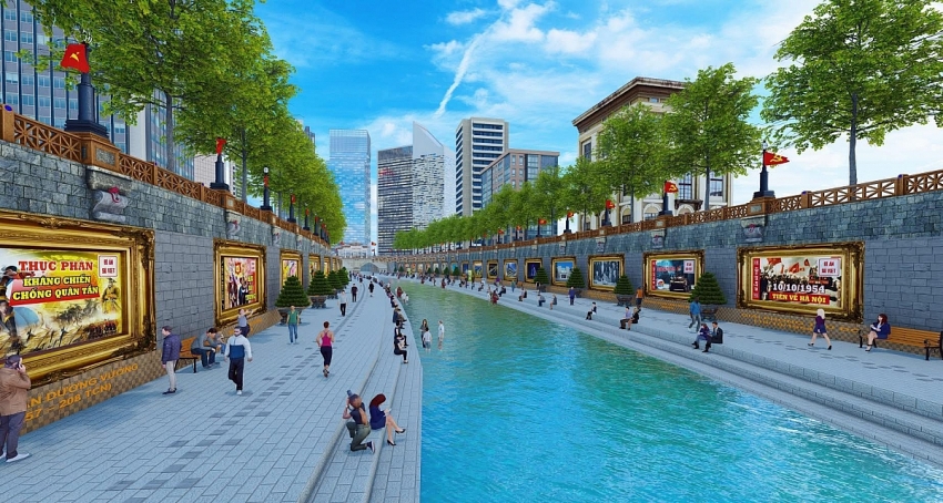 Hà Nội khởi động dự án công viên ven sông Tô Lịch