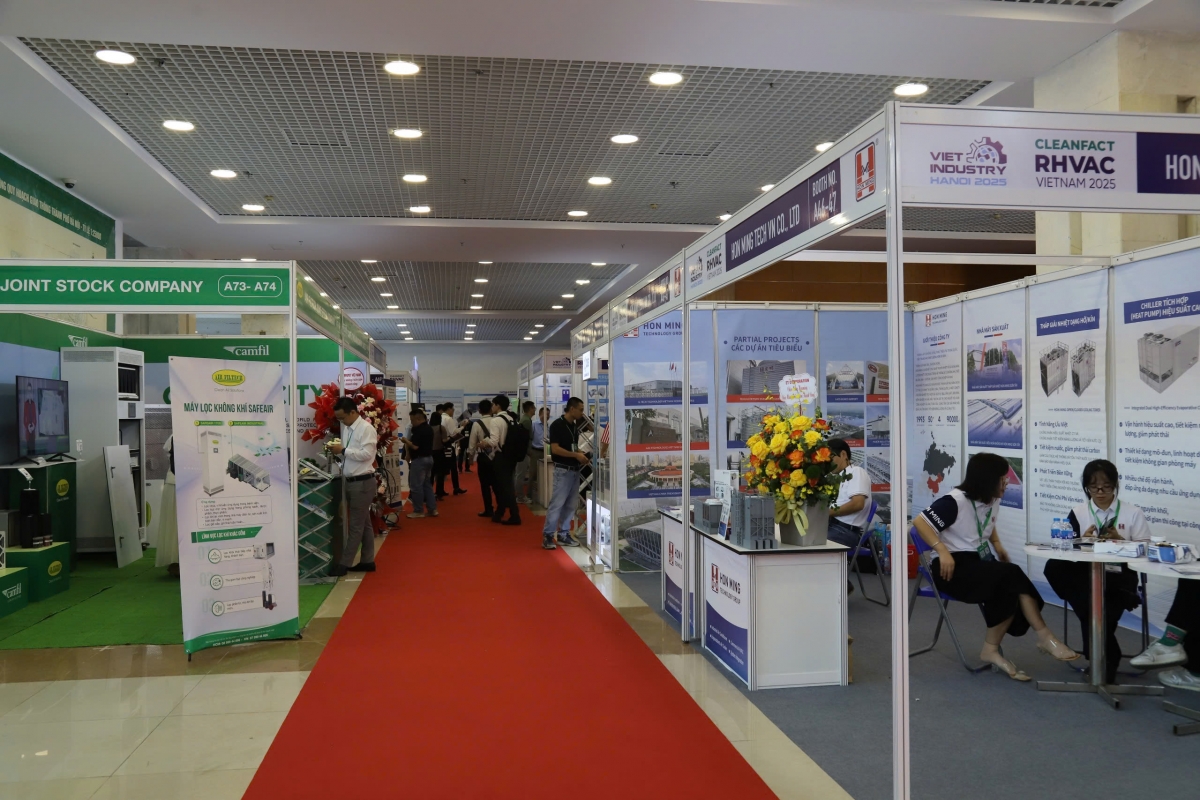 Khai mạc Triển lãm quốc tế về Công nghiệp, RHVAC, Phòng sạch và Phụ trợ Nhà máy công nghệ cao