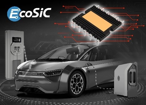EcoSiC™ là dòng sản phẩm của ROHM phù hợp cho các ứng dụng như bộ chuyển đổi PFC và LLC trong bộ sạc tích hợp xe điện. Nguồn: ROHM