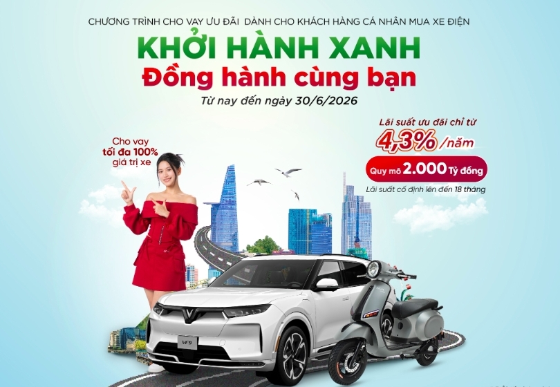 Agribank: Từ cho vay mua xe điện đến chiến lược phát triển bền vững