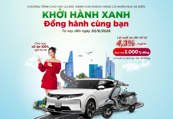 Agribank: Từ cho vay mua xe điện đến chiến lược phát triển bền vững