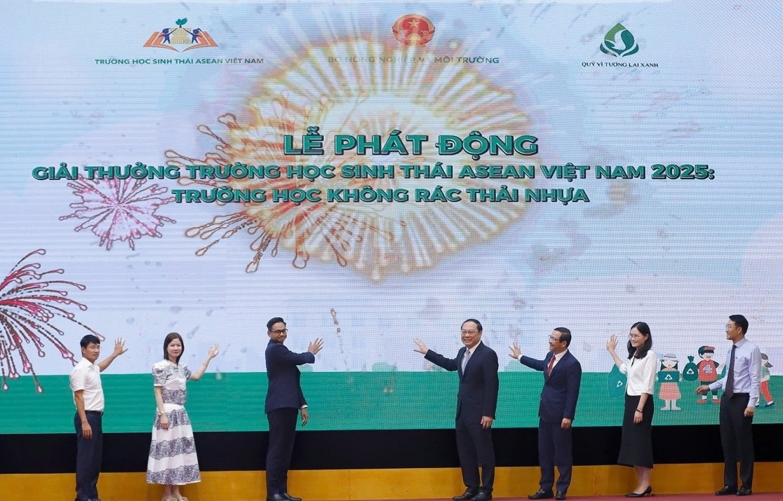 Phát động Giải thưởng Trường học sinh thái ASEAN Việt Nam 2025 vì môi trường không rác thải nhựa