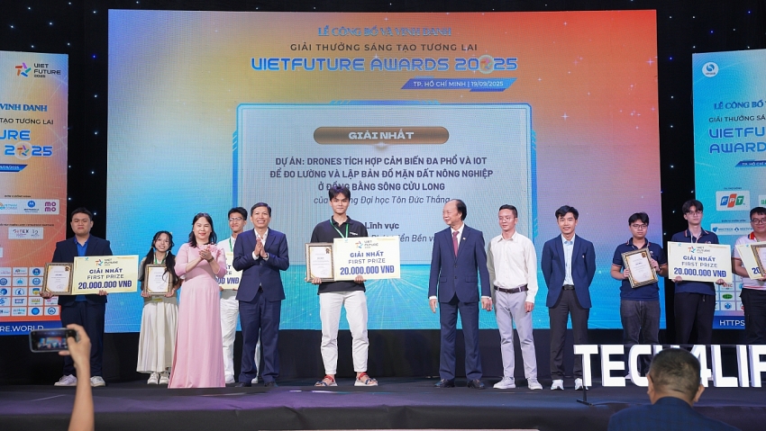 VietFuture Awards 2025: 211 ý tưởng, 35 dự án xuất sắc được vinh danh