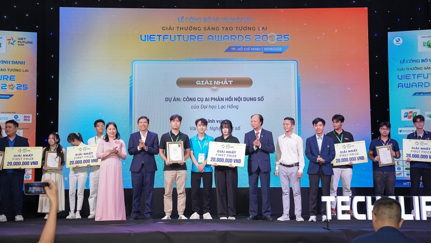 VietFuture Awards 2025: 211 ý tưởng, 35 dự án xuất sắc được vinh danh