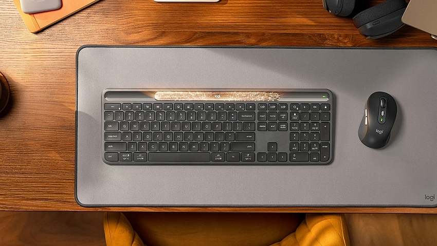 Logitech ra mắt bàn phím năng lượng mặt trời K980: 10 năm không cần sạc