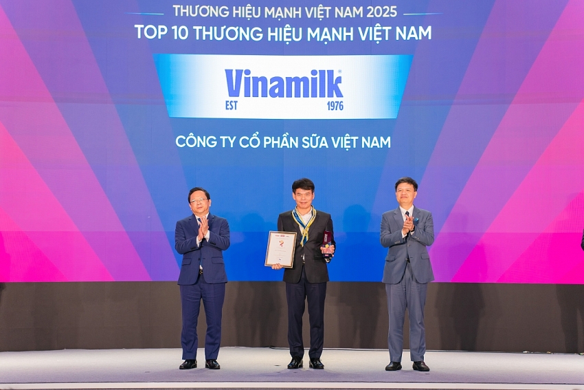 Vinamilk- Doanh nghiệp F&B duy nhất được vinh danh Top 10 thương hiệu mạnh Việt Nam 2025