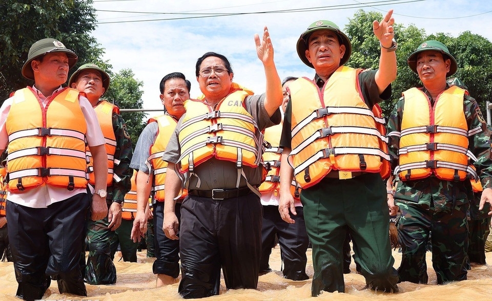 Thị sát Thái Nguyên, Thủ tướng yêu cầu đẩy nhanh khắc phục hậu quả mưa bão