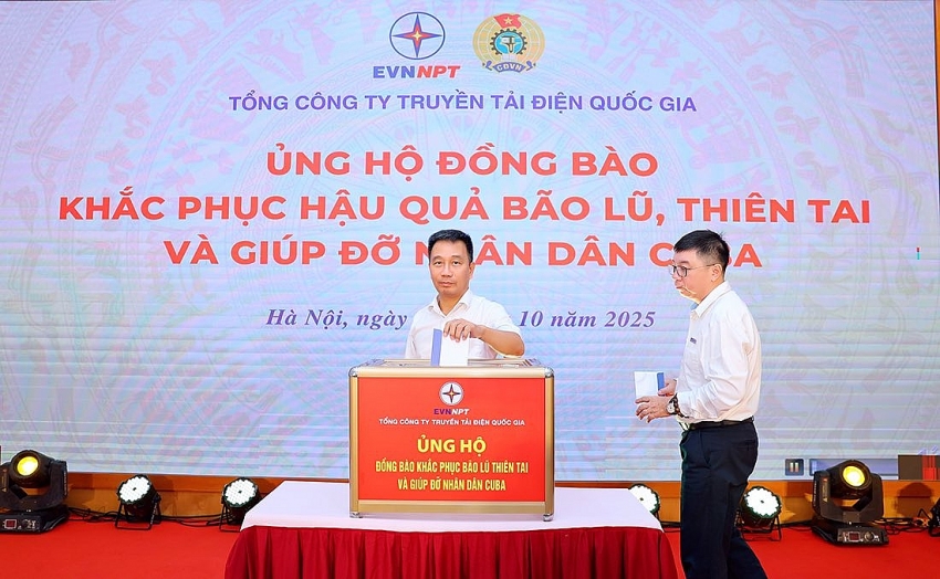 EVNNPT phát động quyên góp ủng hộ đồng bào vùng bão lũ và nhân dân Cuba