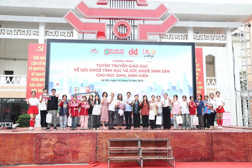Sinh viên Cao đẳng Thương mại và Du lịch Hà Nội hào hứng với chương trình giáo dục sức khỏe sinh sản Sinh viên Cao đẳng Thương mại và Du lịch Hà Nội hào hứng với chương trình giáo dục sức khỏe sinh sản