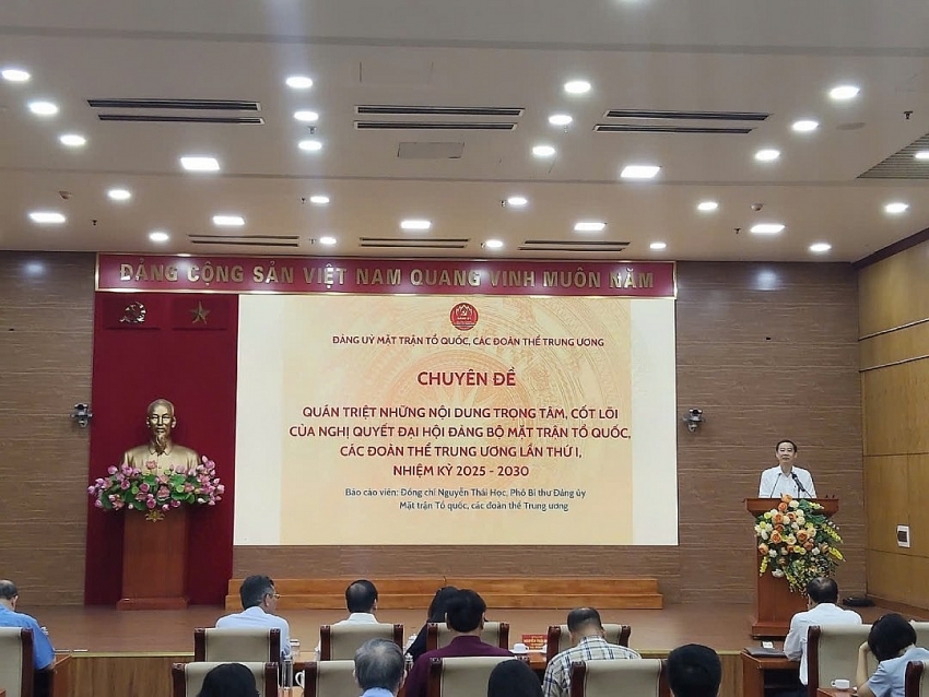 Đảng bộ MTTQ, các đoàn thể Trung ương quán triệt nội dung chỉ đạo của Tổng Bí thư Tô Lâm