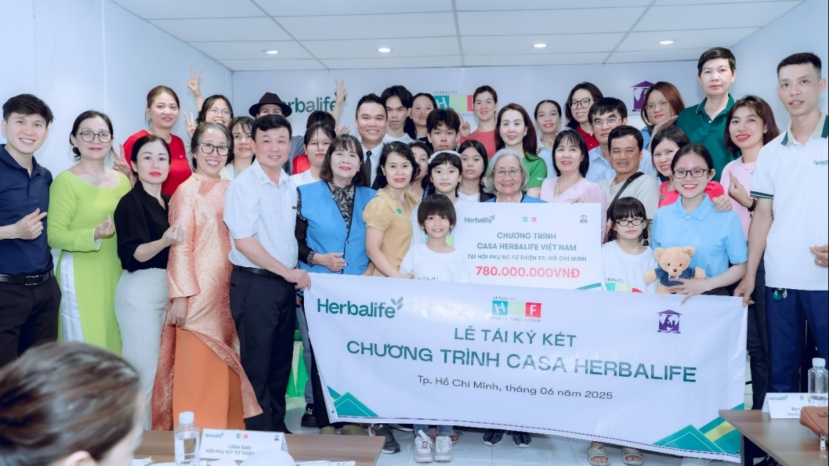 Herbalife Việt Nam hỗ trợ bữa ăn dinh dưỡng hằng ngày cho hơn 3.000 người có hoàn cảnh khó khăn