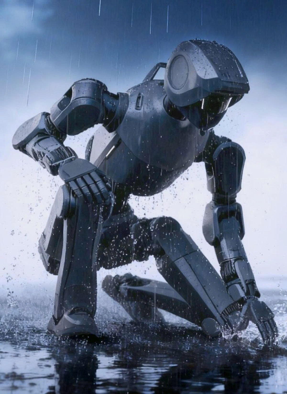 Deep Robotics ra mắt robot hình người đầu tiên trên thế giới có thể làm việc ngoài trời trong mọi điều kiện thời tiết. Ảnh: DeepRobotics