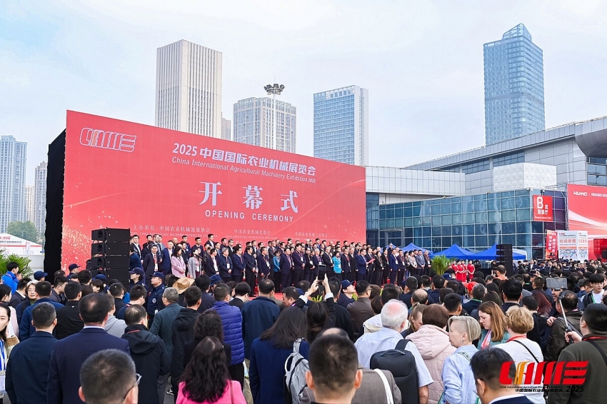 Khai mạc triển lãm Máy Nông nghiệp Quốc tế Trung Quốc 2025: Bước tiến mới cho ngành cơ giới hóa nông nghiệp Khai mạc triển lãm Máy Nông nghiệp Quốc tế Trung Quốc 2025: Bước tiến mới cho ngành cơ giới hóa nông nghiệp
