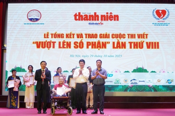 Trao giải Cuộc thi viết “Vượt lên số phận” lần thứ VIII: Tôn vinh nghị lực và khát vọng sống