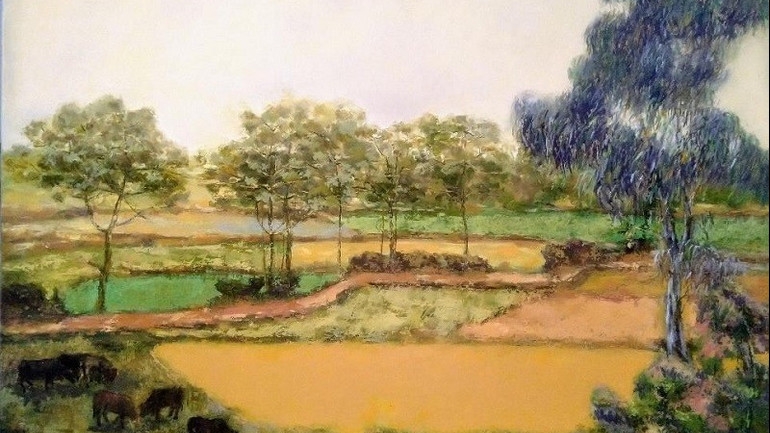 Sắc màu truyền thống và hiện đại hòa nhịp trong Triển lãm “Đôi mắt người Sơn Tây”