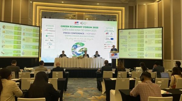 EuroCham họp báo giới thiệu Diễn đàn và Triển lãm Kinh tế Xanh 2025