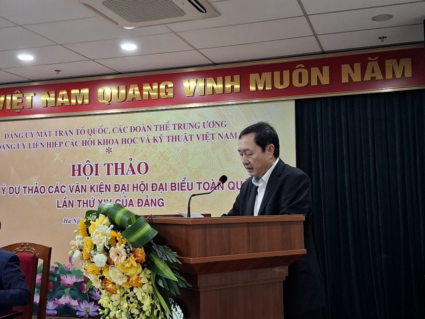 Liên hiệp hội Việt Nam phát huy vai trò đội ngũ trí thức, đóng góp ý kiến Dự thảo Văn kiện Đại hội XIV của Đảng