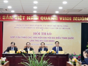 Liên hiệp hội Việt Nam phát huy vai trò đội ngũ trí thức, đóng góp ý kiến Dự thảo Văn kiện Đại hội XIV của Đảng