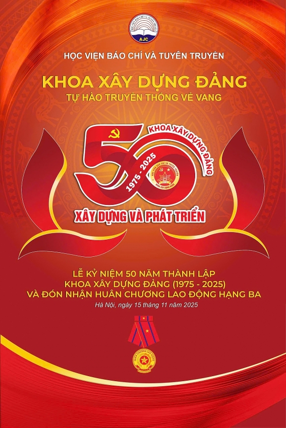 Khoa Xây dựng Đảng kỷ niệm 50 năm thành lập và đón nhận Huân chương Lao động hạng Ba