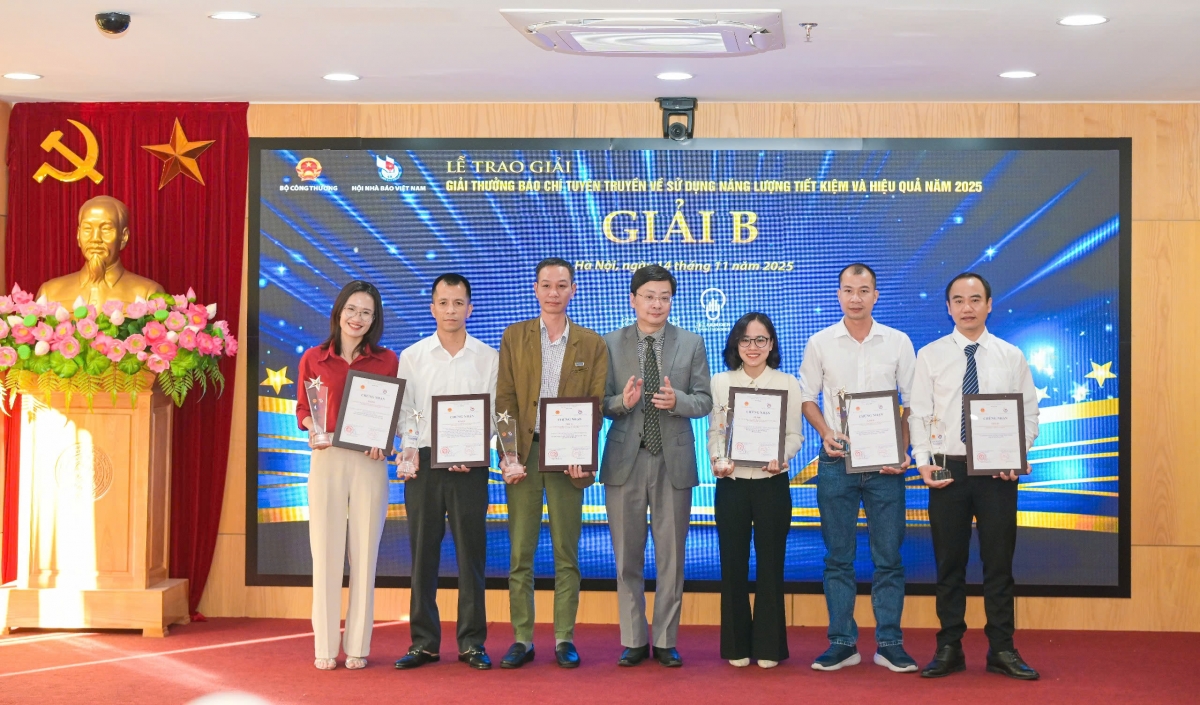 40 tác phẩm được trao Giải thưởng Báo chí tuyên truyền sử dụng năng lượng tiết kiệm và hiệu quả năm 2025