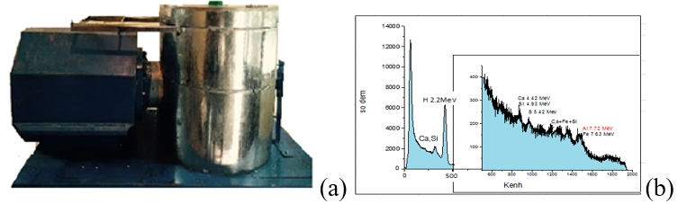 Hình 4. Thiết bị PGNAA đo độ tro thế hệ thứ 2 chế tạo năm 2016