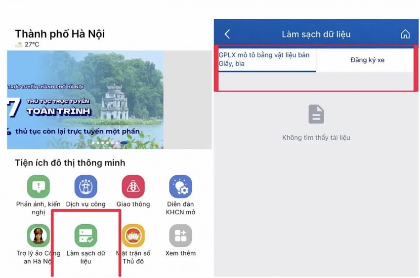 Hà Nội triển khai ứng dụng iHanoi để chuẩn hóa dữ liệu phương tiện và giấy phép lái xe