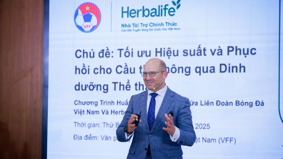 Herbalife Vietnam đồng hành cùng Liên Đoàn Bóng Đá Việt Nam