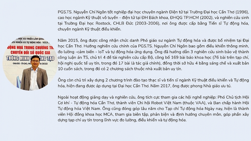 Những gương mặt nổi bật trong danh sách ứng viên GS, PGS Tự động hóa 2025