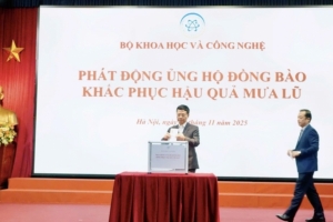 Bộ Khoa học và Công nghệ phát động quyên góp ủng hộ đồng bào miền Trung - Tây Nguyên