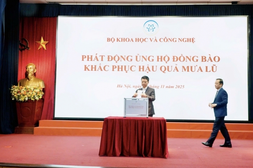 Bộ Khoa học và Công nghệ phát động quyên góp ủng hộ đồng bào miền Trung - Tây Nguyên